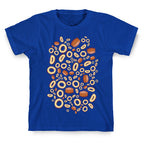 Spaghettios With Franks Pattern T-Shirt