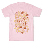 Spaghettios With Franks Pattern T-Shirt