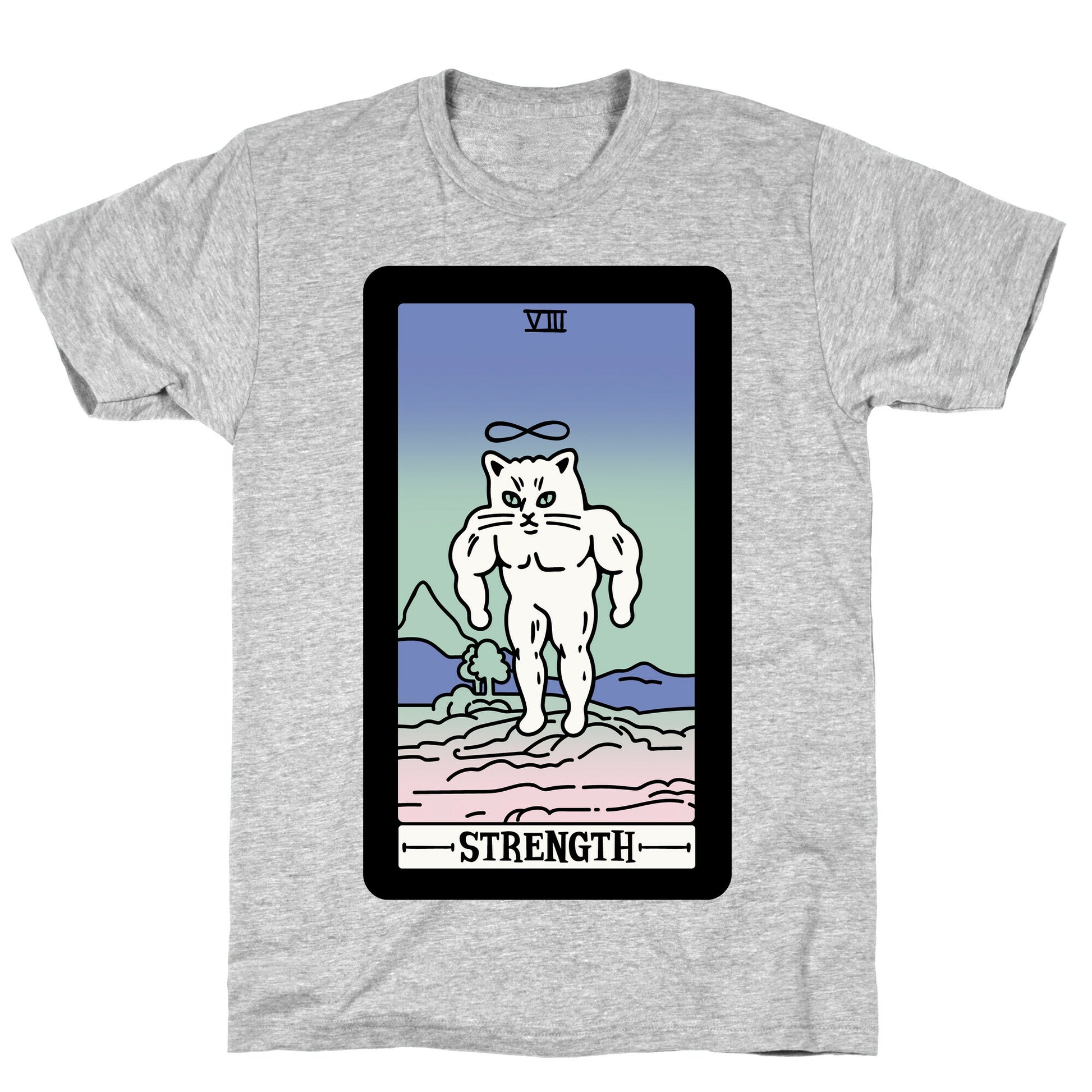 Strength Cat Meme Tarot Card T-Shirt