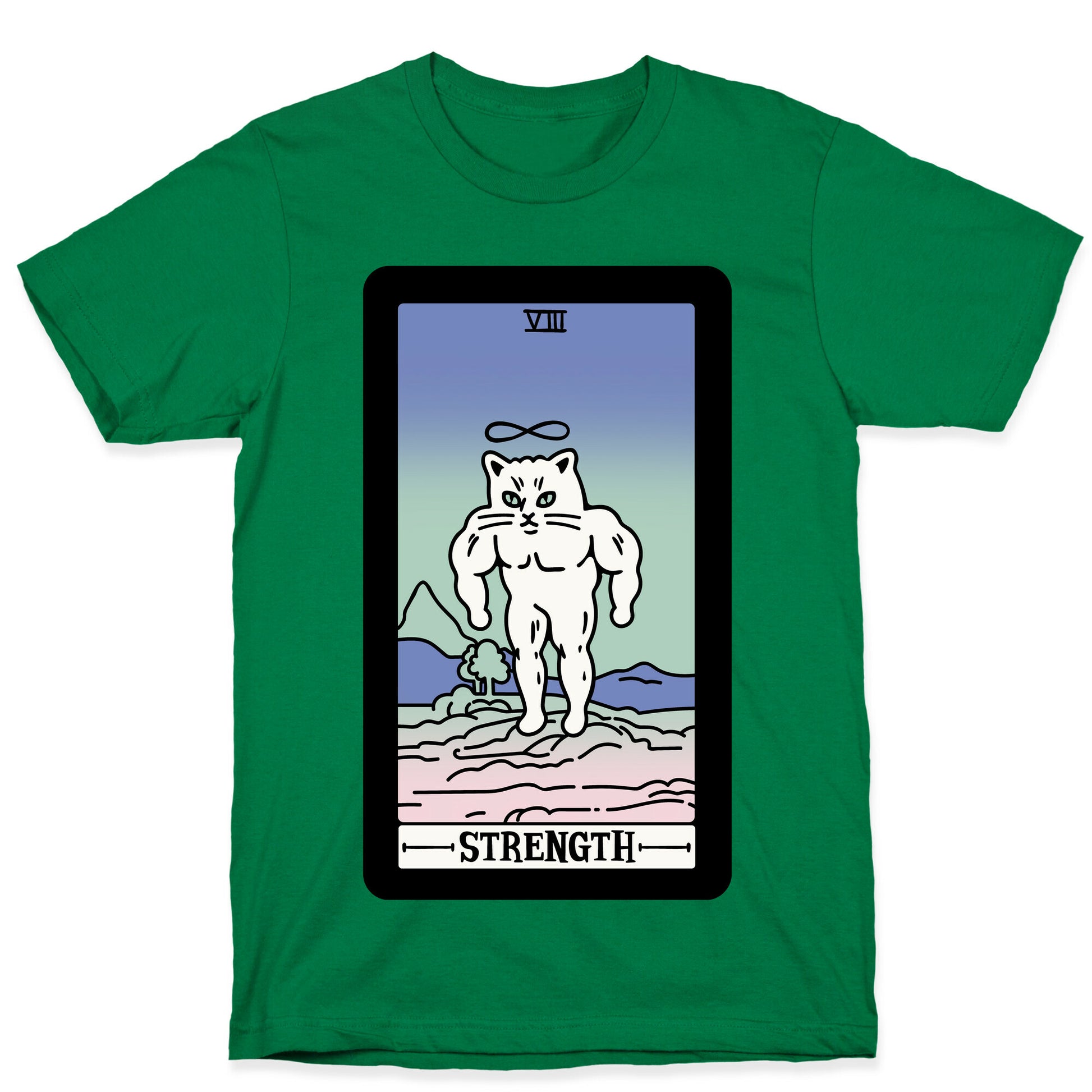 Strength Cat Meme Tarot Card T-Shirt