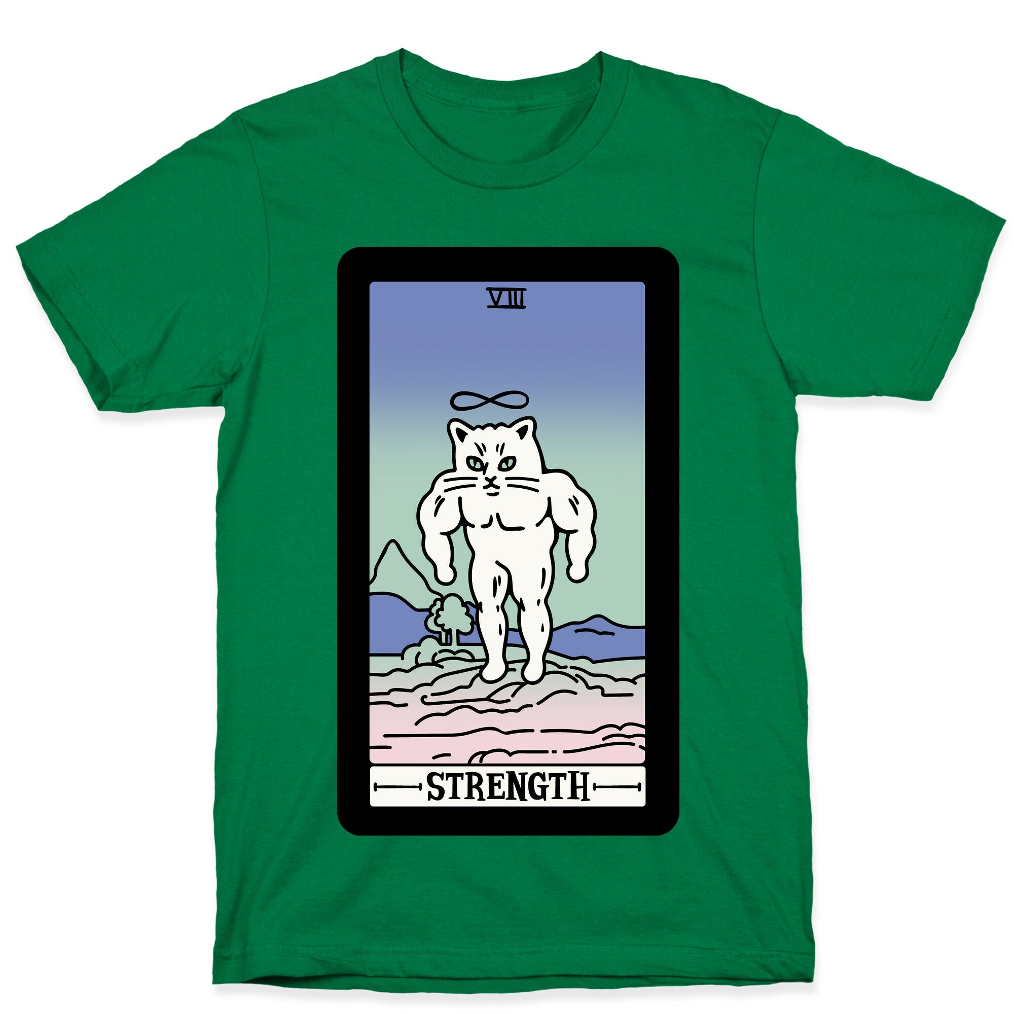 Strength Cat Meme Tarot Card T-Shirt