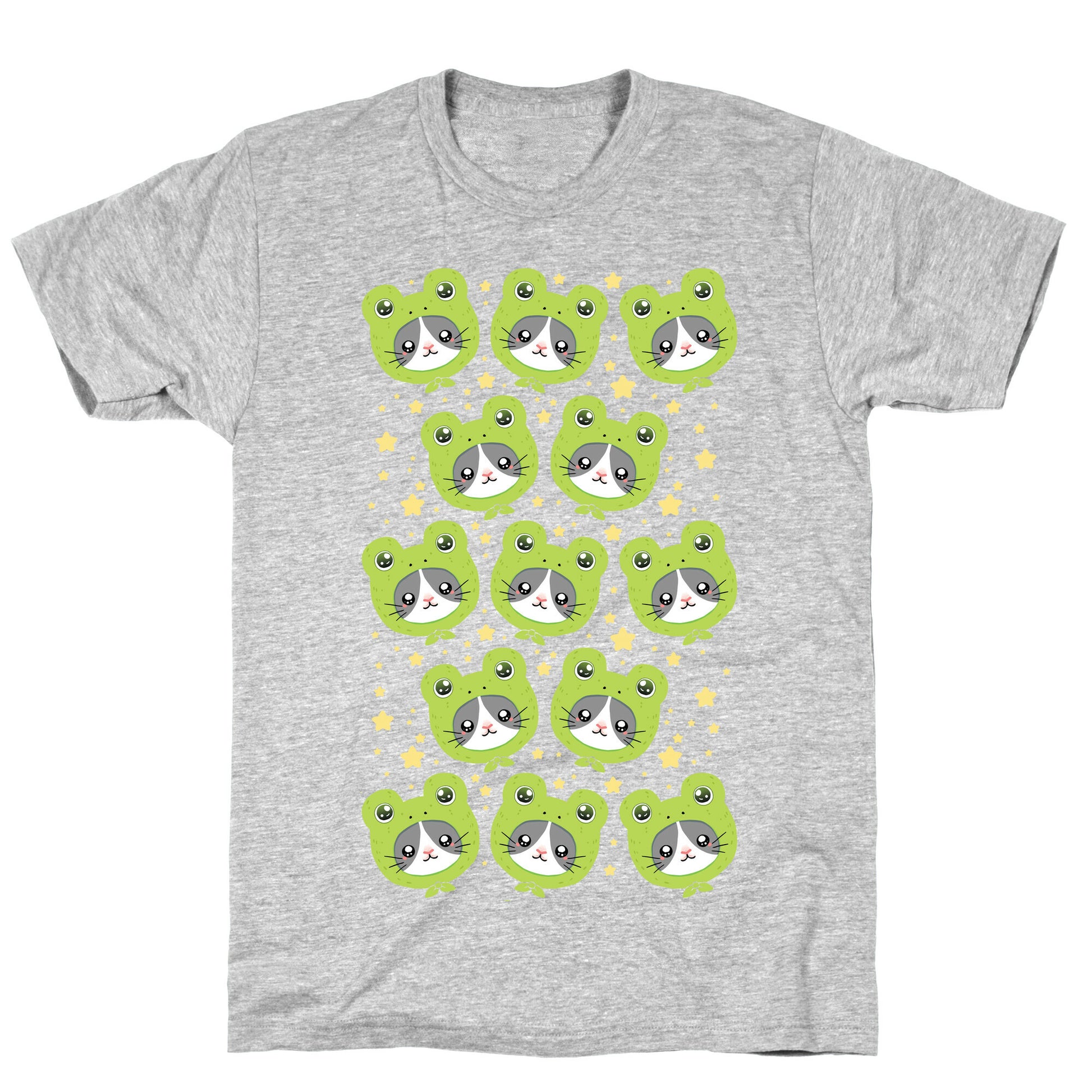 Frog Hat Cat T-Shirt