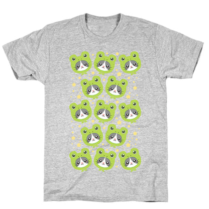 Frog Hat Cat T-Shirt