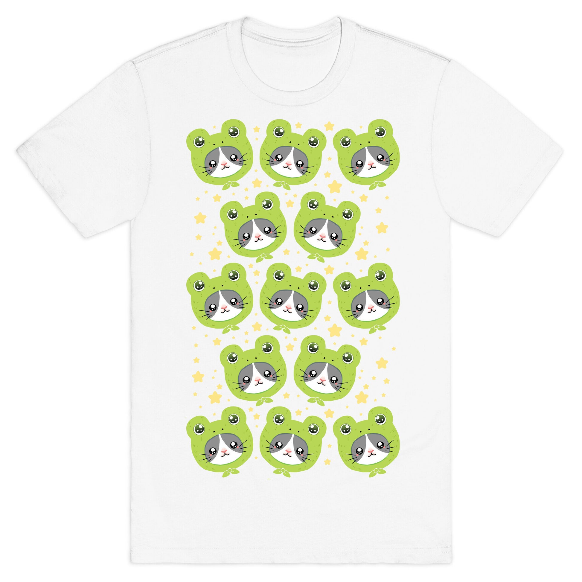 Frog Hat Cat T-Shirt