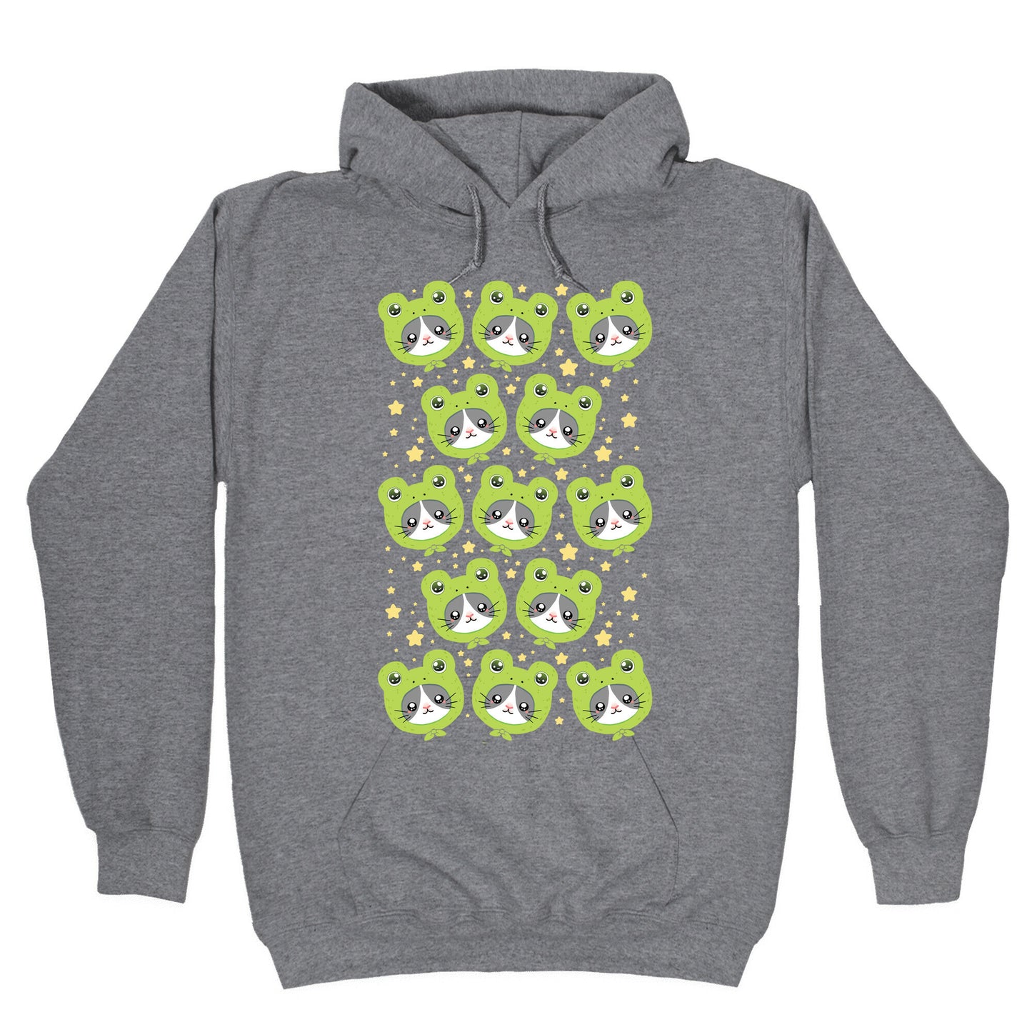 Frog Hat Cat Hoodie