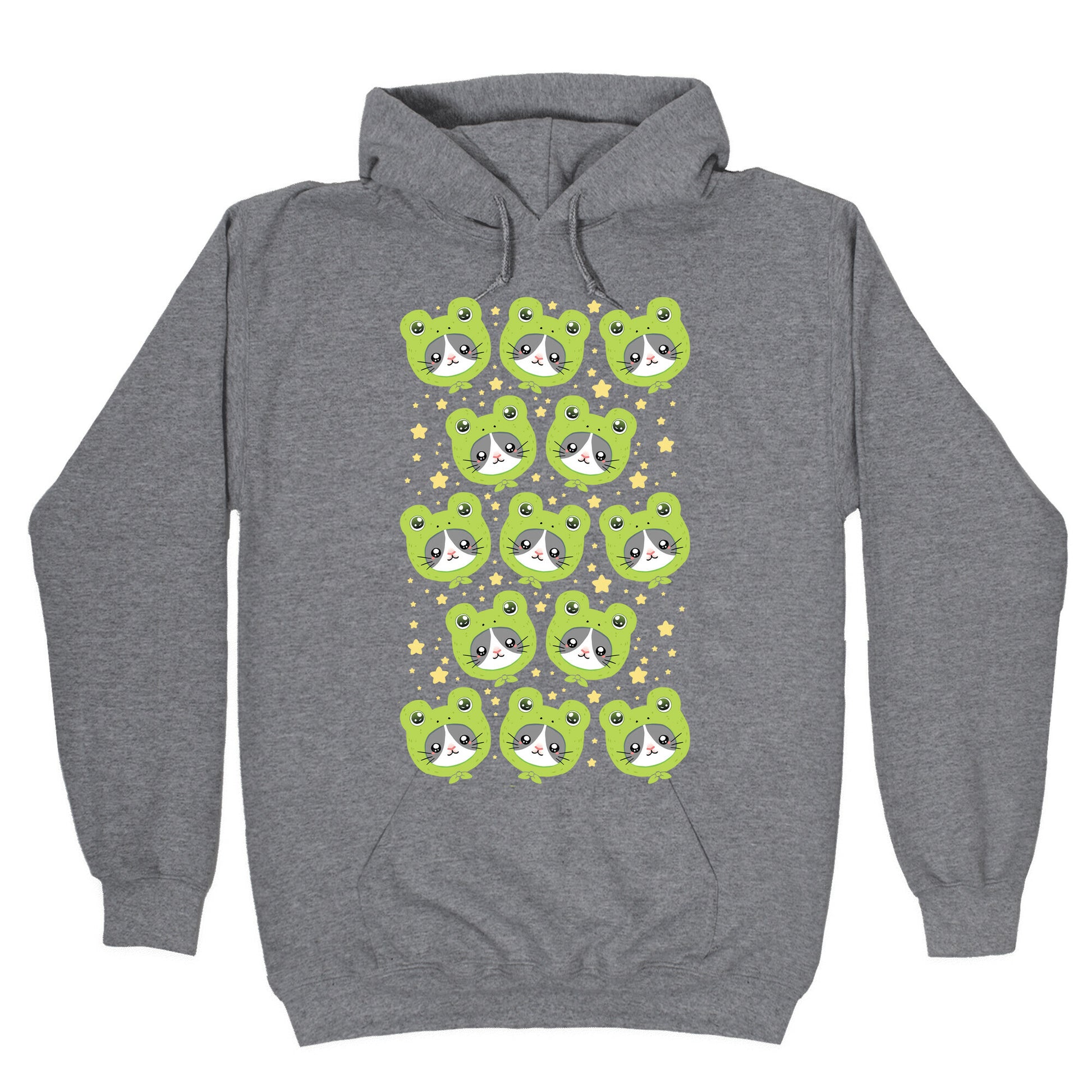 Frog Hat Cat Hoodie