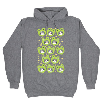 Frog Hat Cat Hoodie
