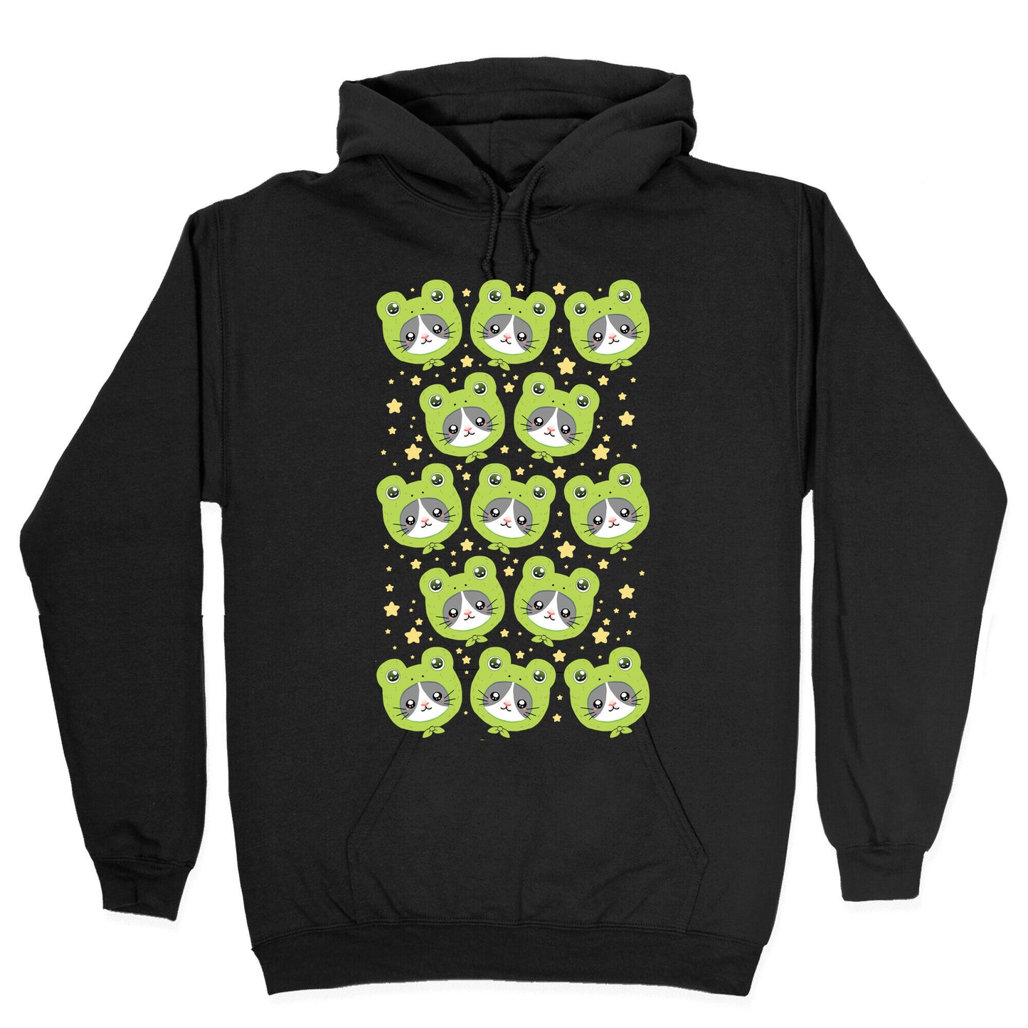 Frog Hat Cat Hoodie