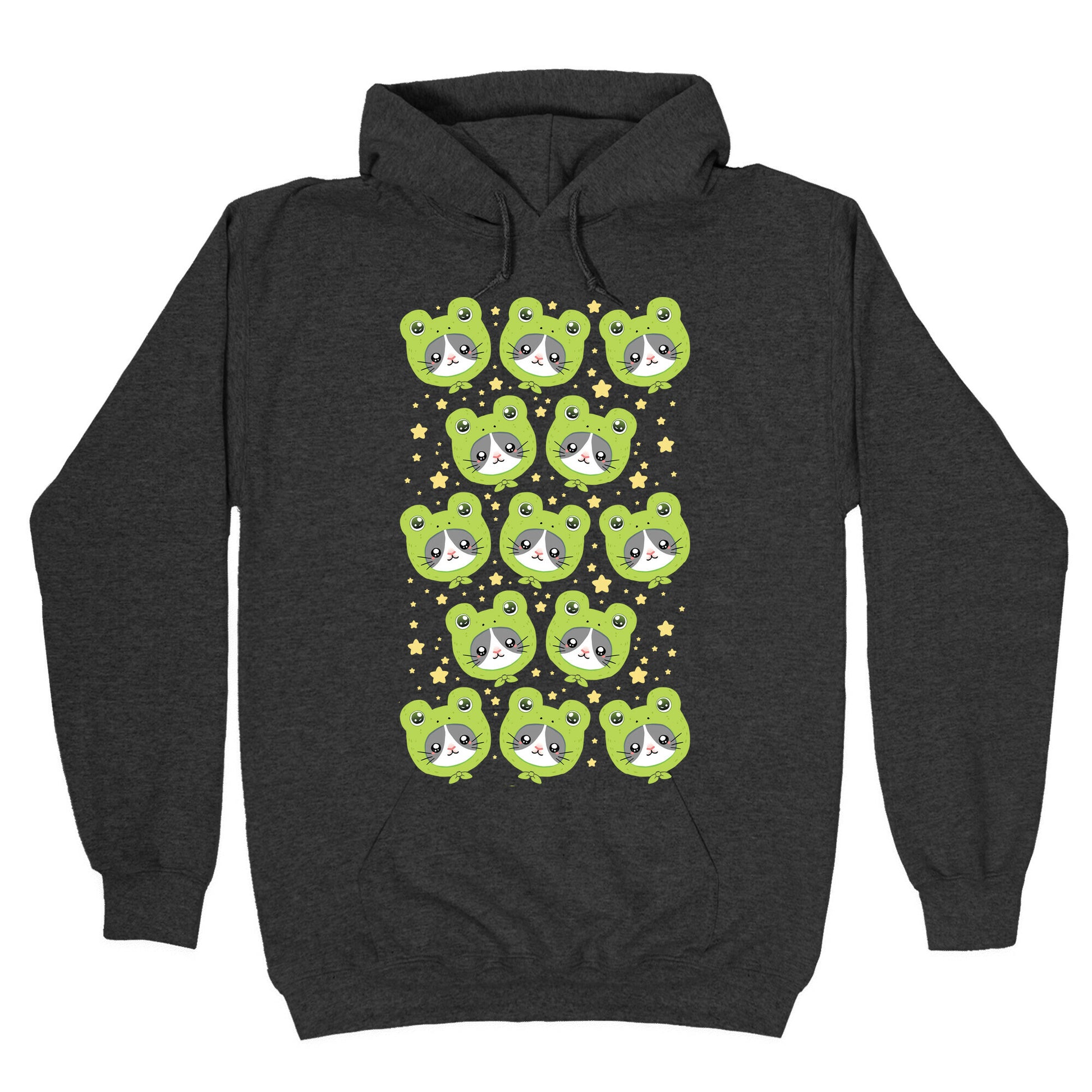 Frog Hat Cat Hoodie