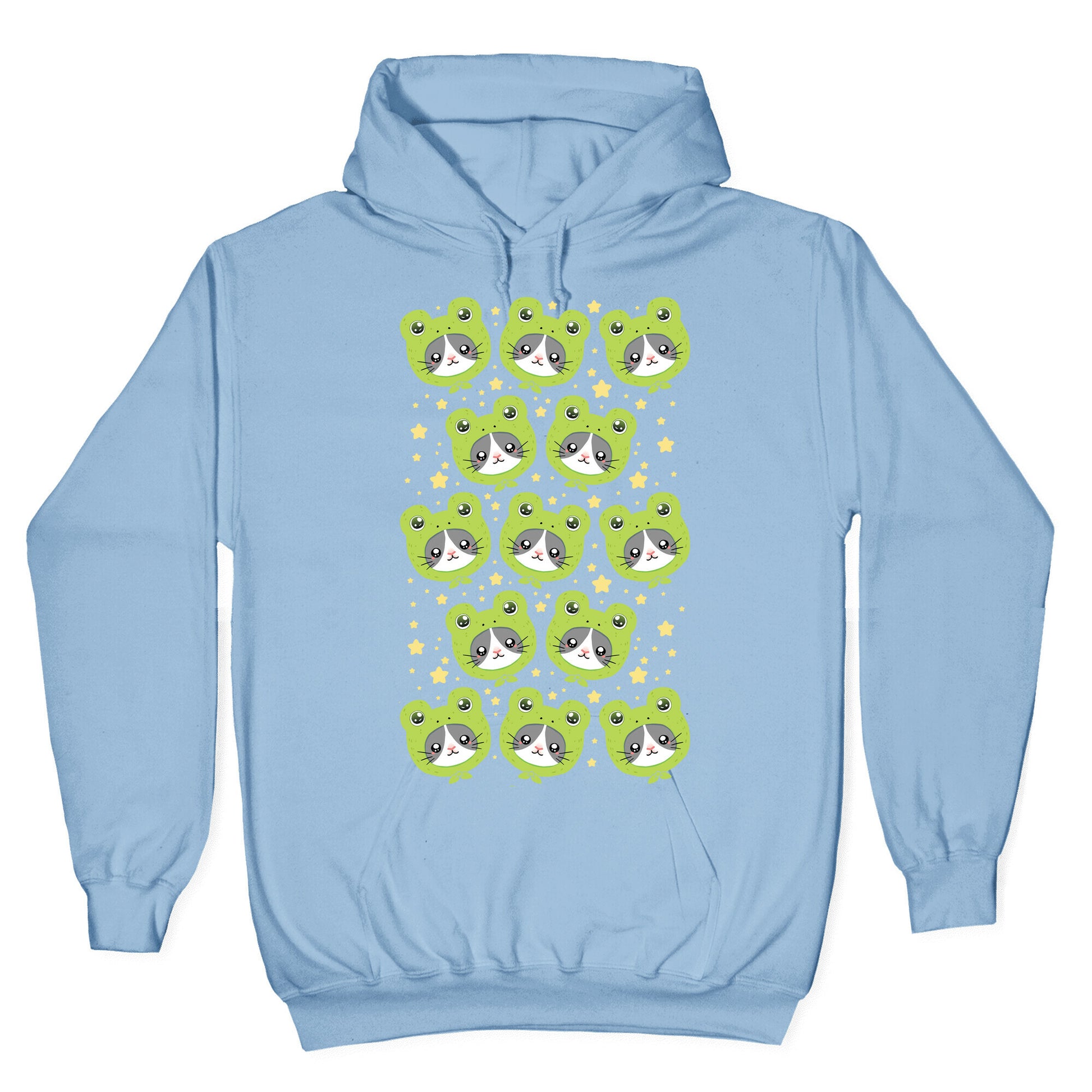 Frog Hat Cat Hoodie