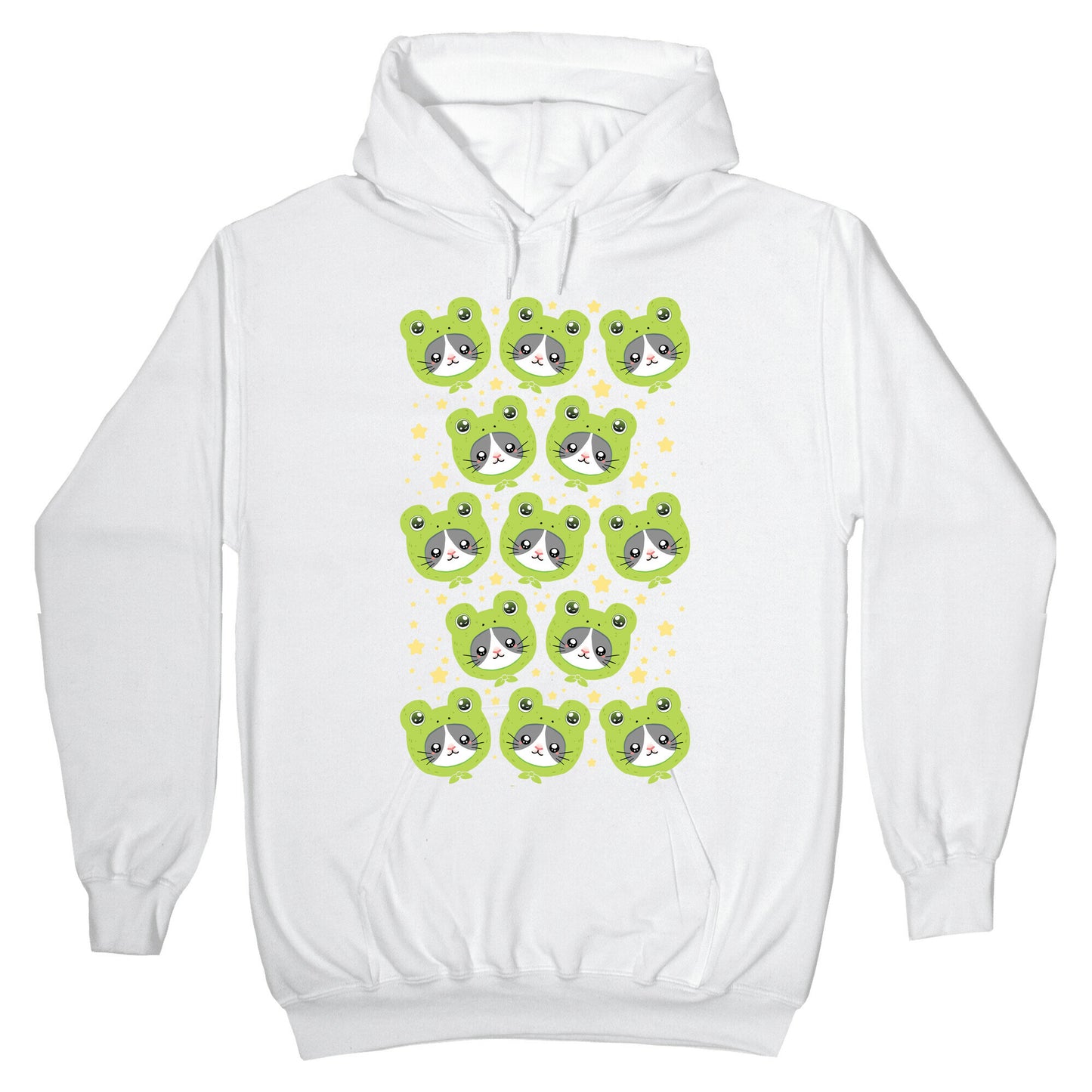 Frog Hat Cat Hoodie