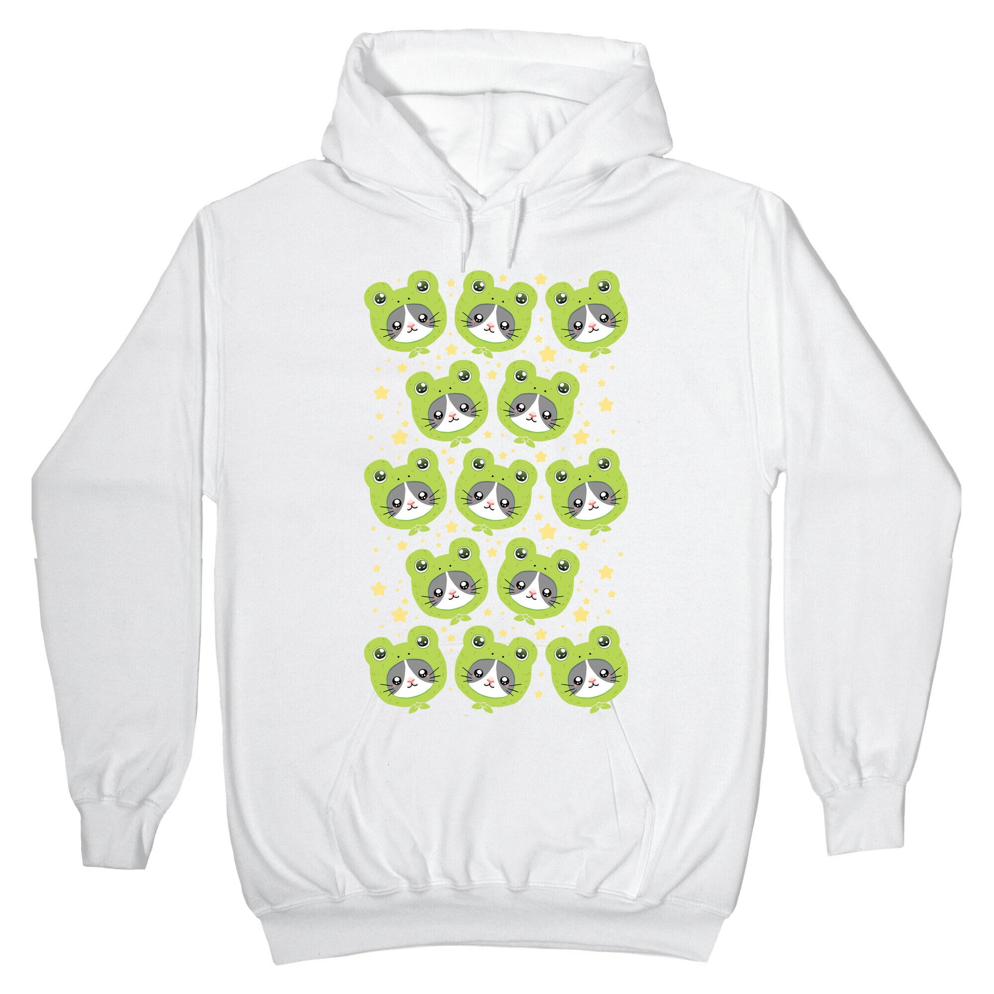Frog Hat Cat Hoodie
