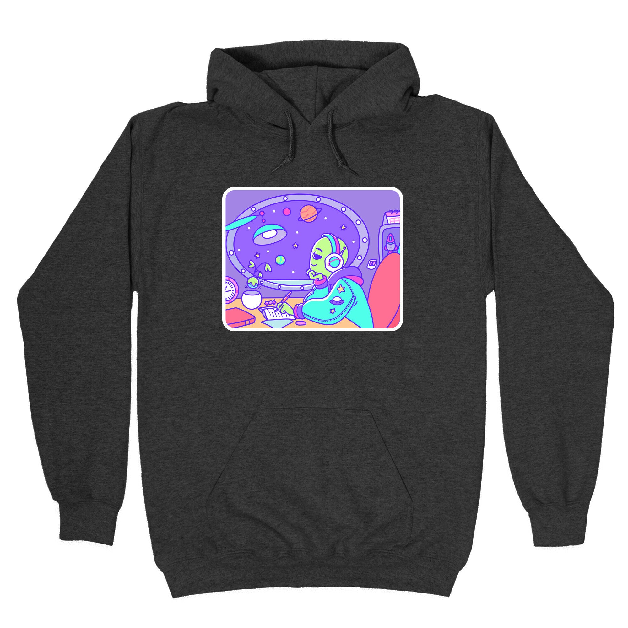 Chillhop Alien Hoodie