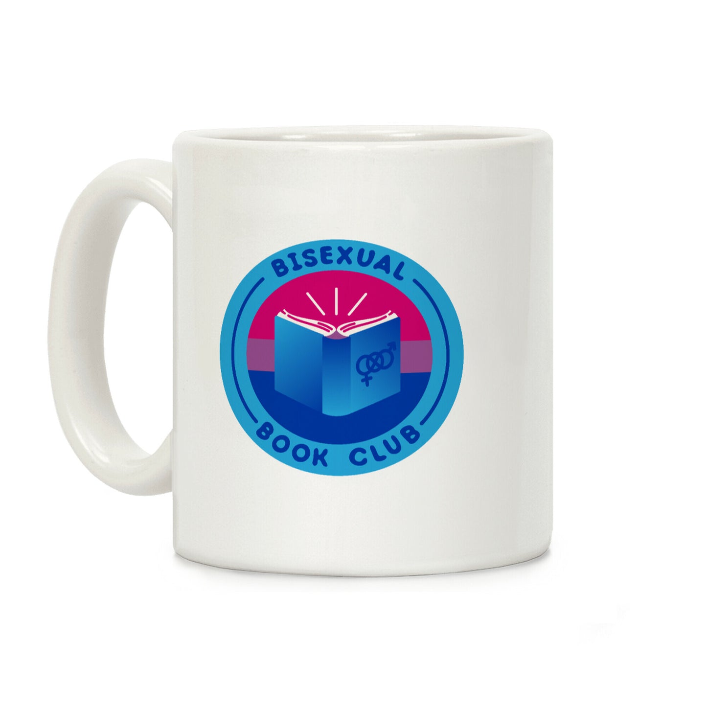 Bisexual Book Club Patch Coffee Mug