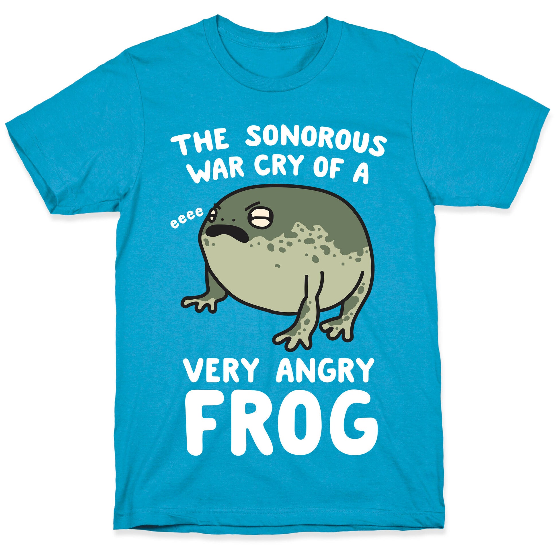 The Sonorous War Cry Of A Very Angry Frog Unisex Triblend Tee