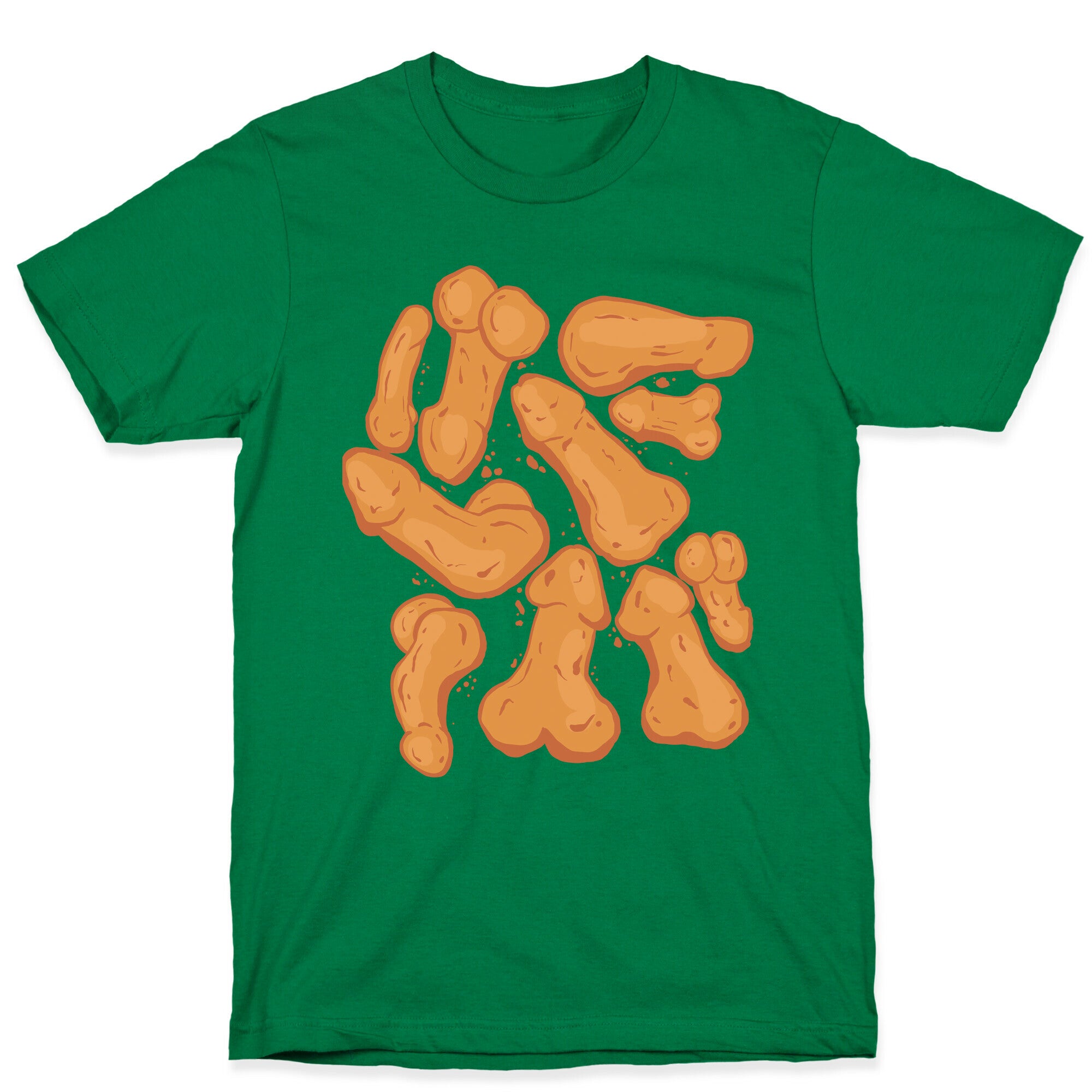 Penis Nuggets Pattern T-Shirt