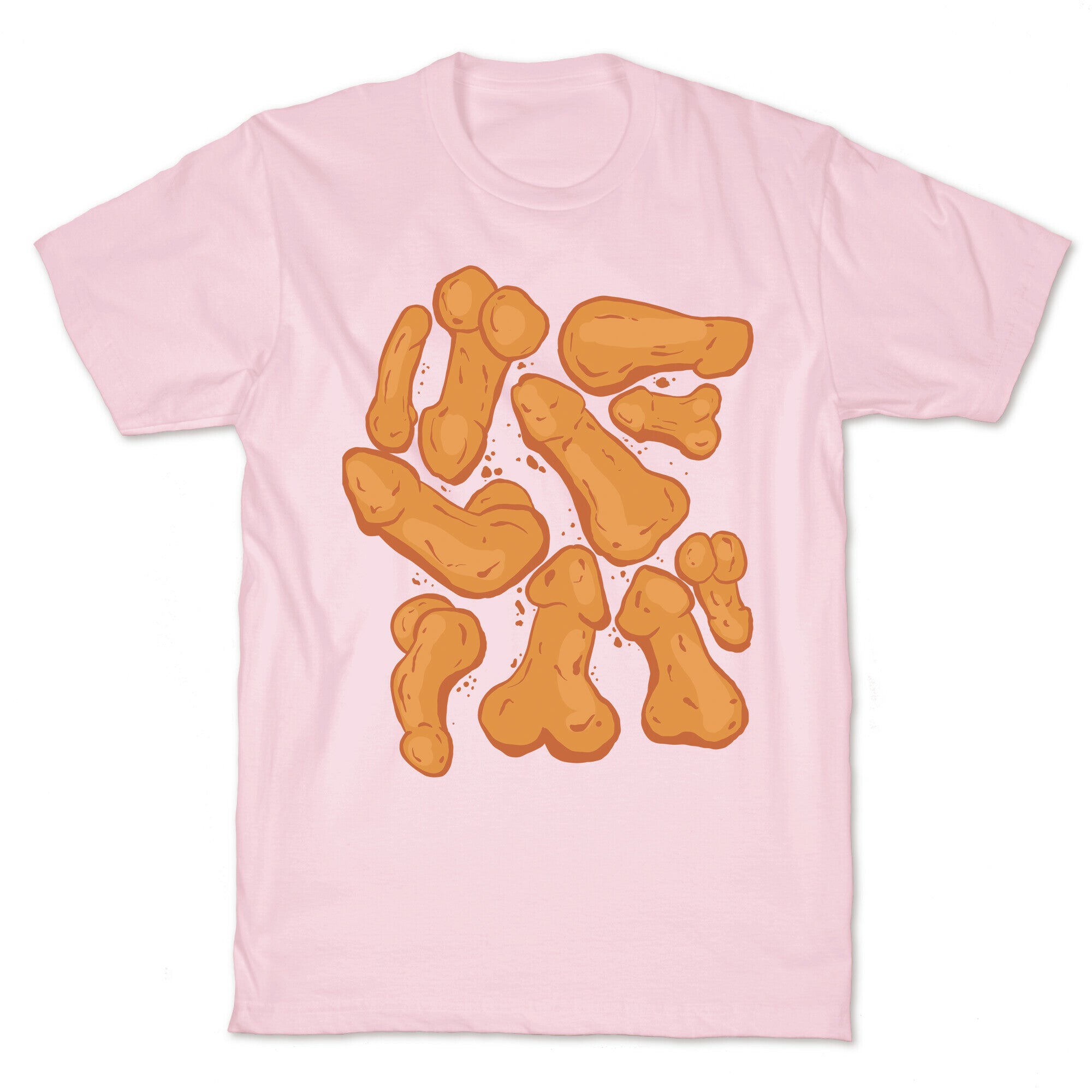 Penis Nuggets Pattern T-Shirt