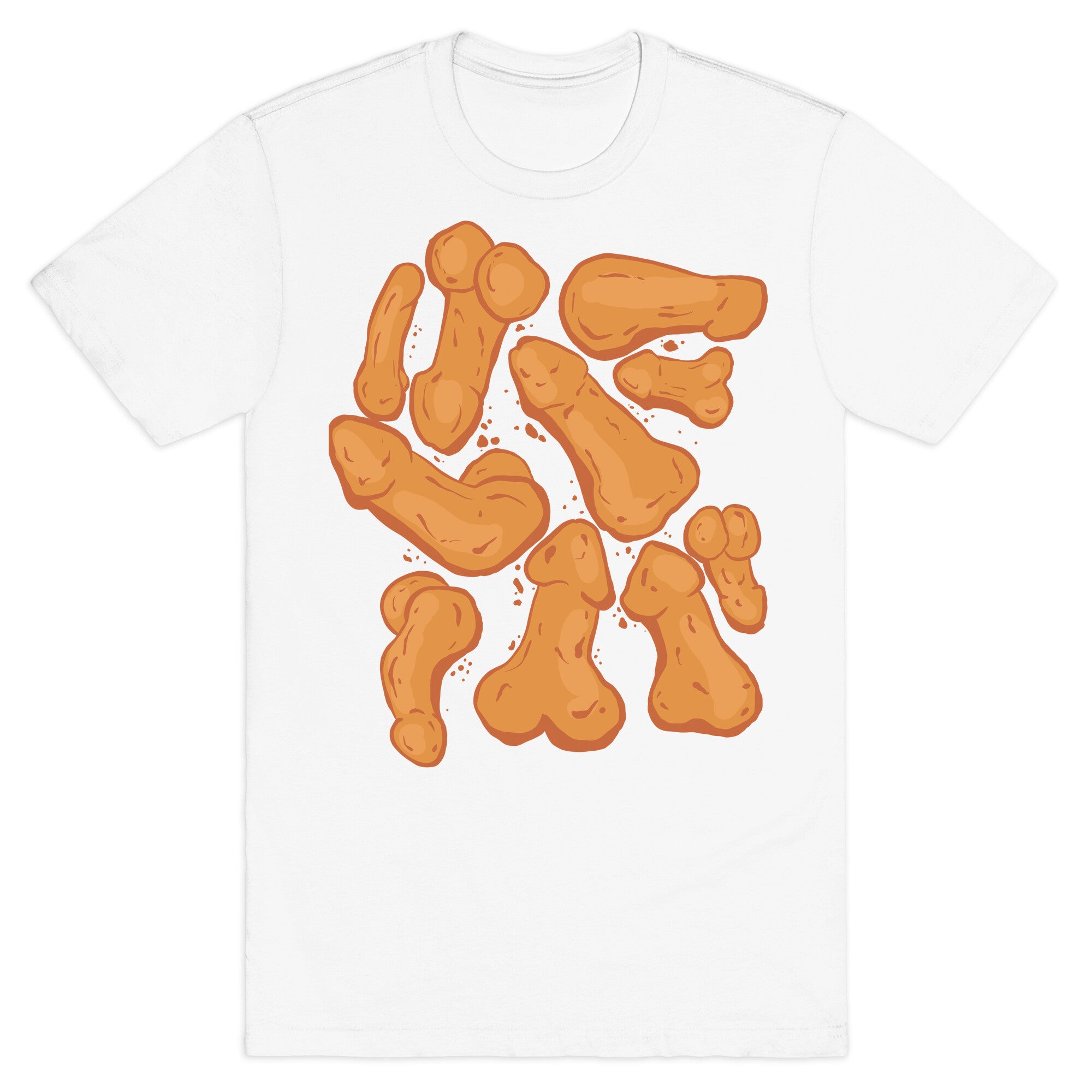 Penis Nuggets Pattern T-Shirt