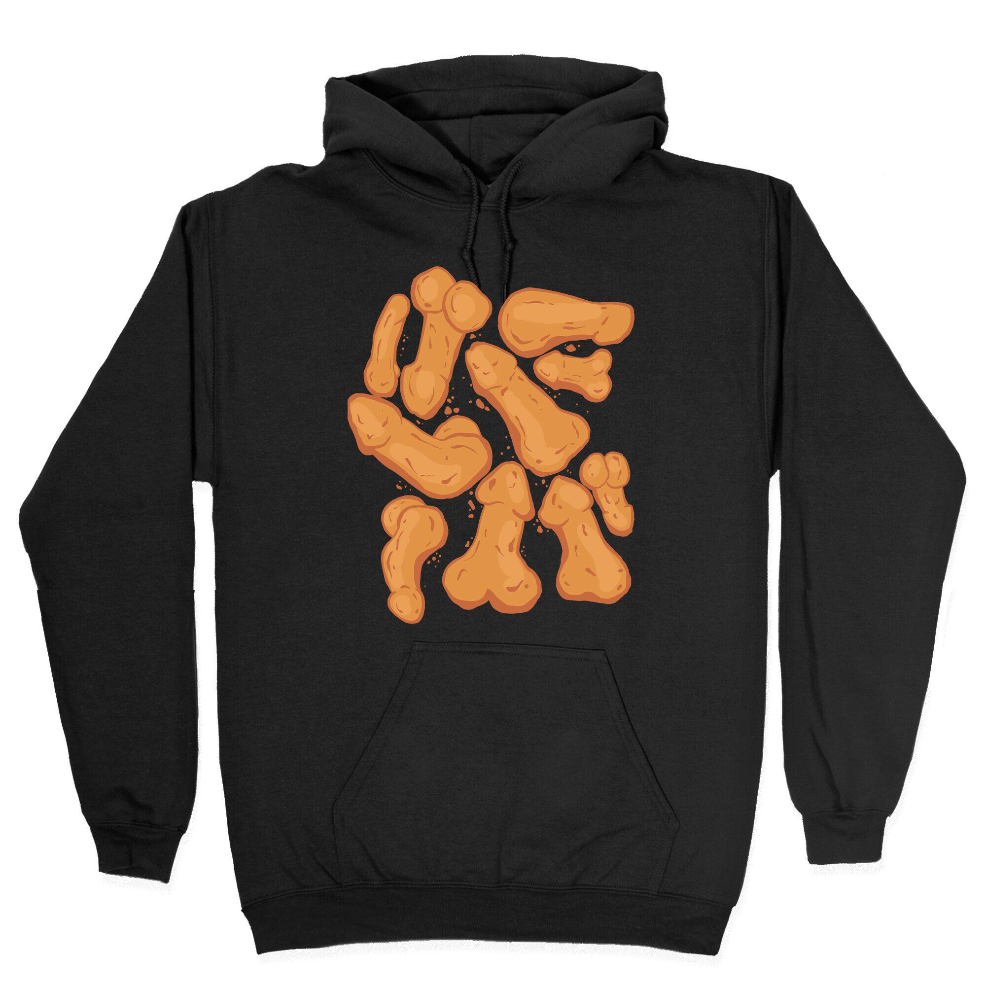 Penis Nuggets Pattern Hoodie