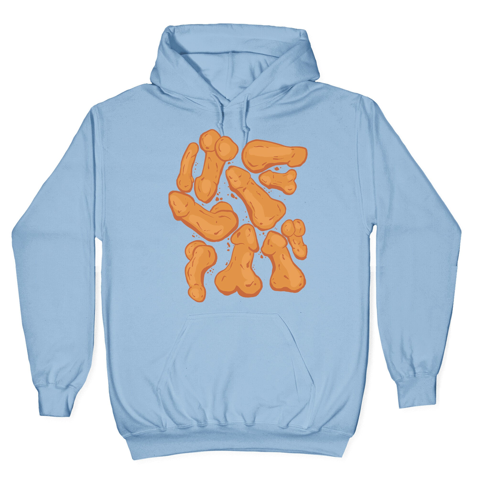 Penis Nuggets Pattern Hoodie