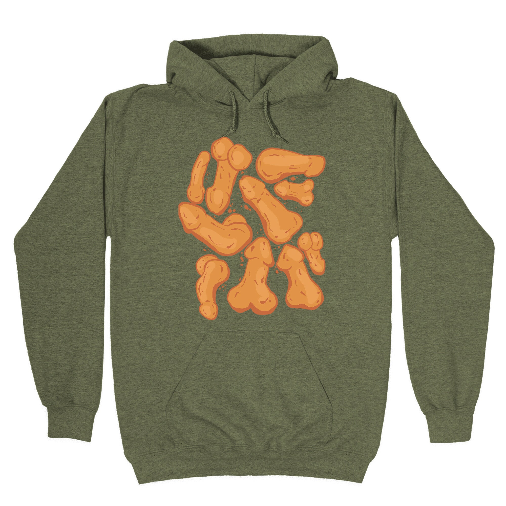 Penis Nuggets Pattern Hoodie