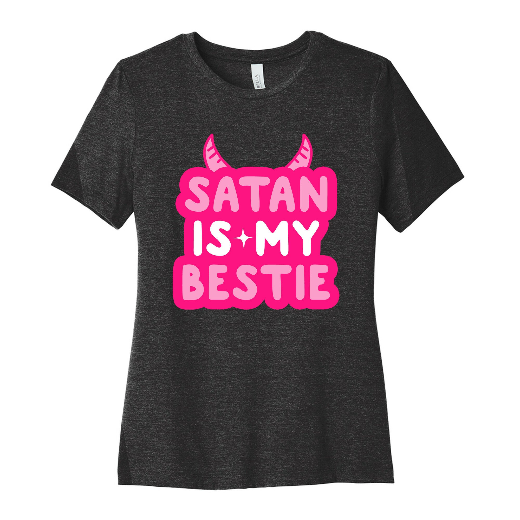 Satan Is My Bestie Women's Cotton Tee