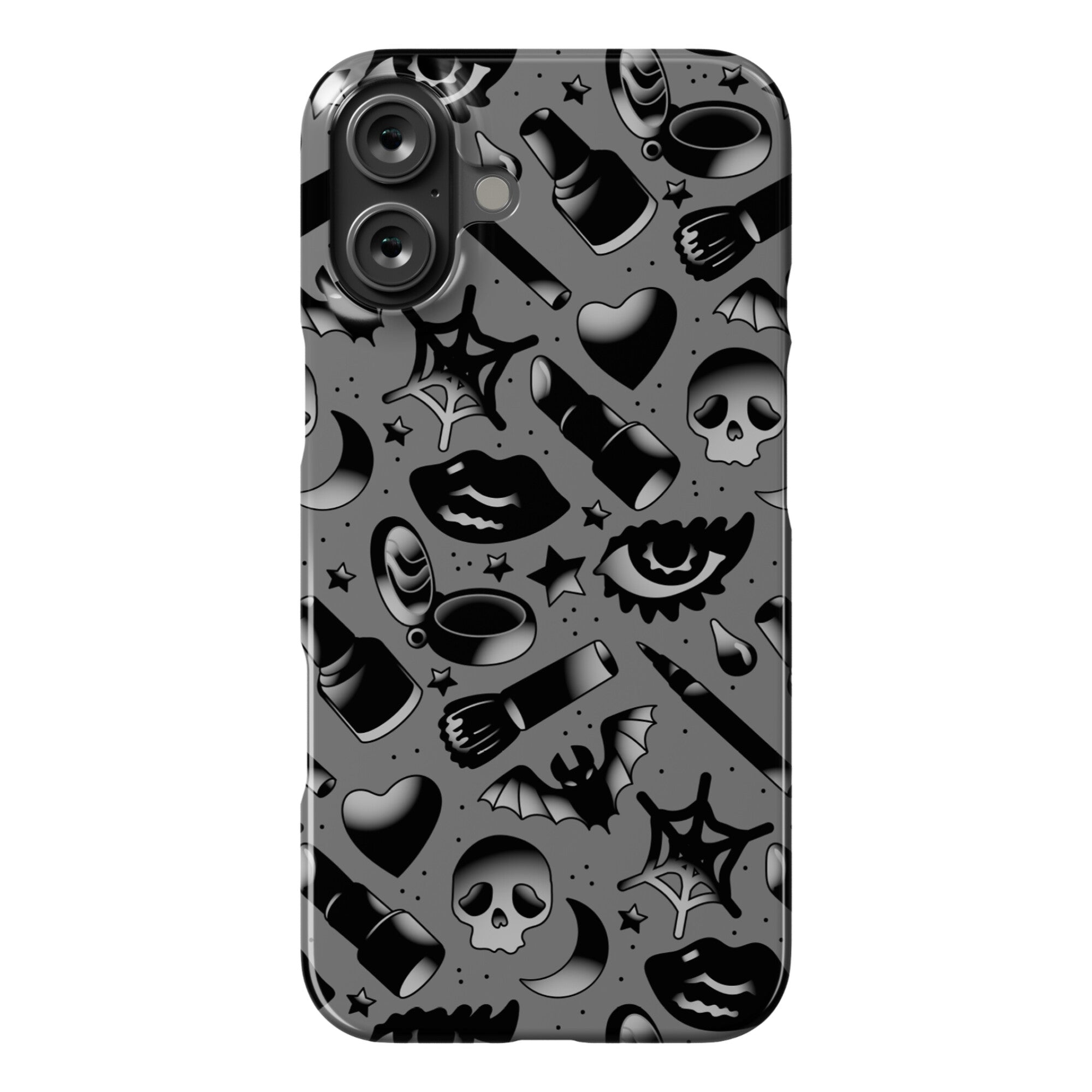 Goth Makeup Pattern Phone Case