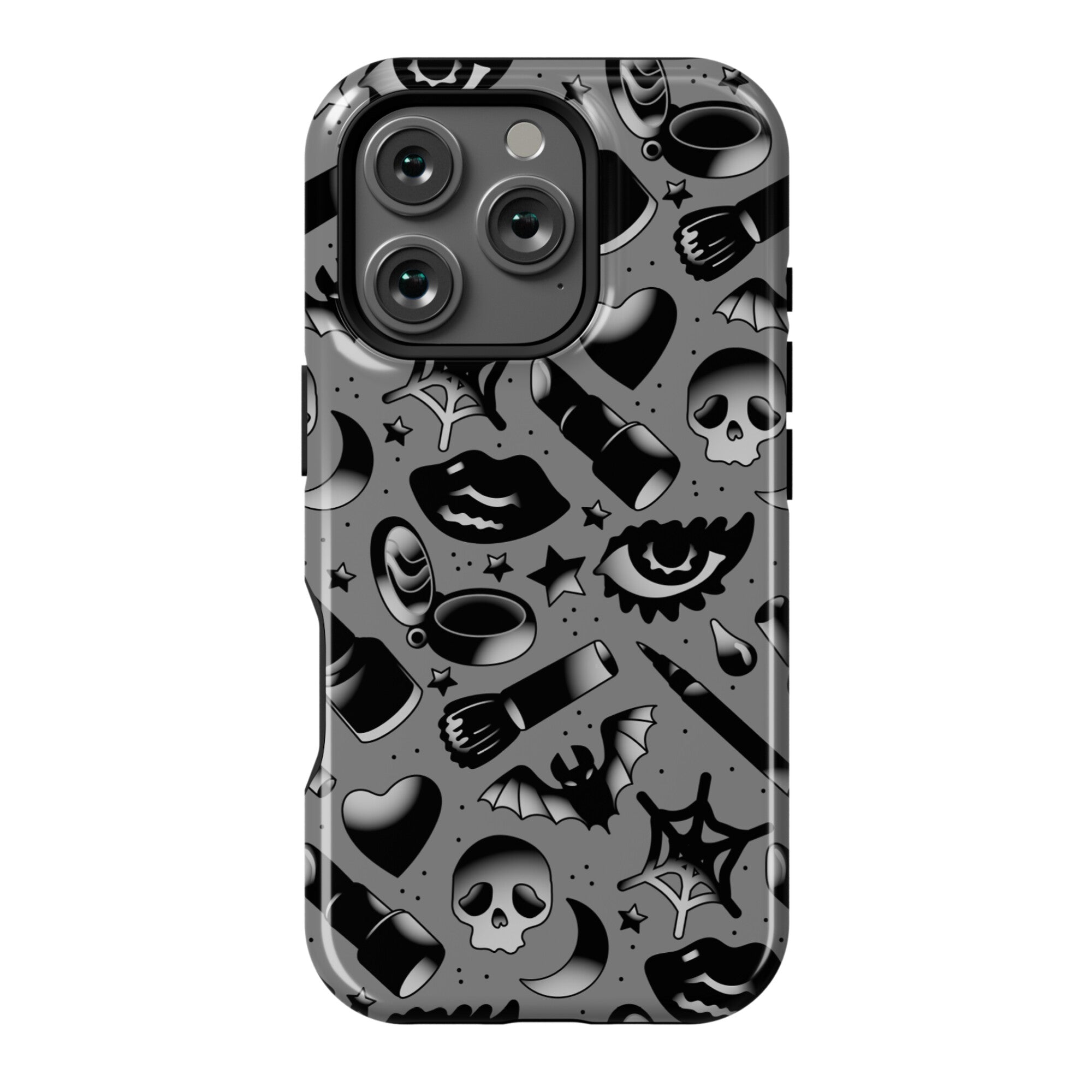 Goth Makeup Pattern Phone Case