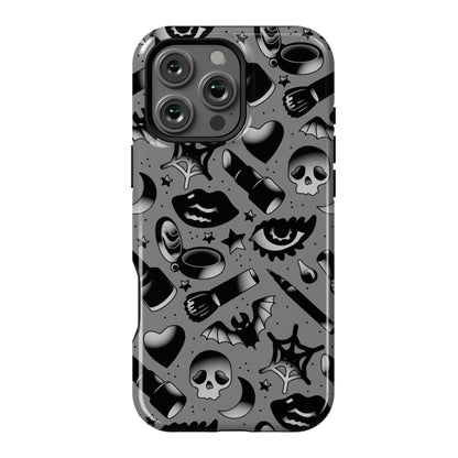 Goth Makeup Pattern Phone Case