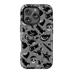Goth Makeup Pattern Phone Case