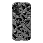 Goth Makeup Pattern Phone Case