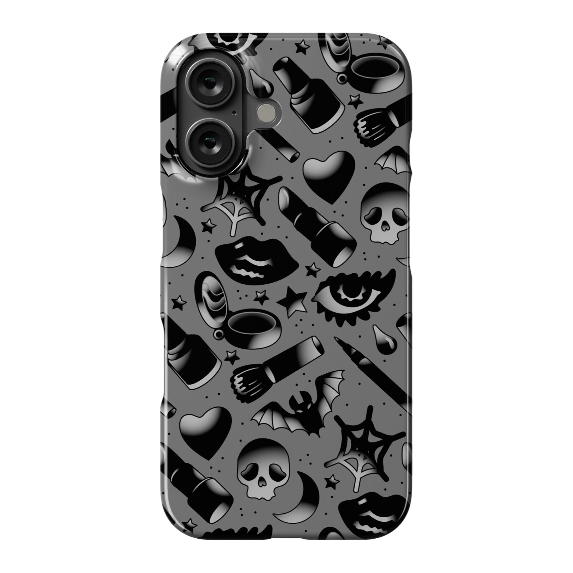 Goth Makeup Pattern Phone Case