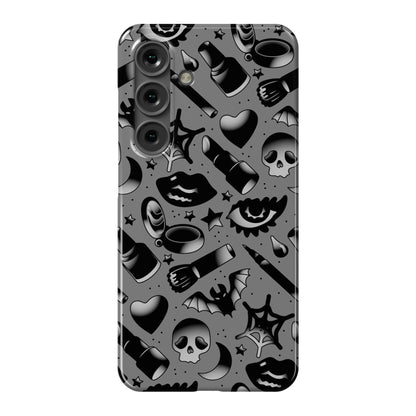 Goth Makeup Pattern Phone Case