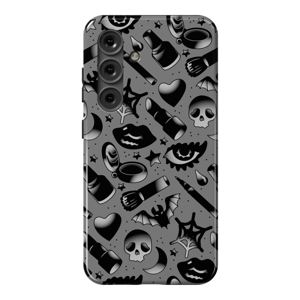 Goth Makeup Pattern Phone Case