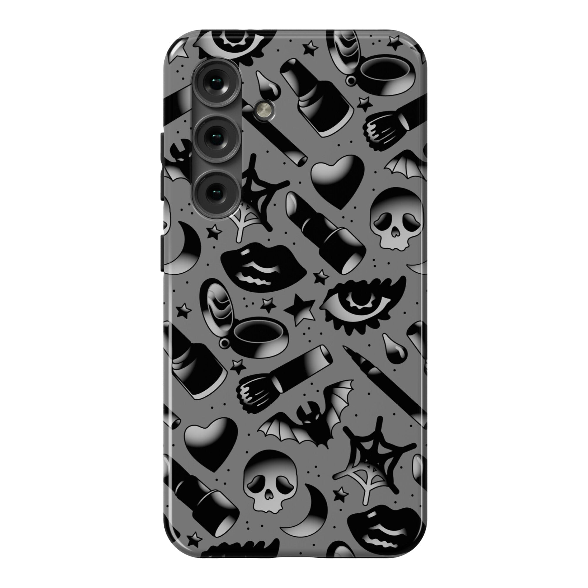 Goth Makeup Pattern Phone Case