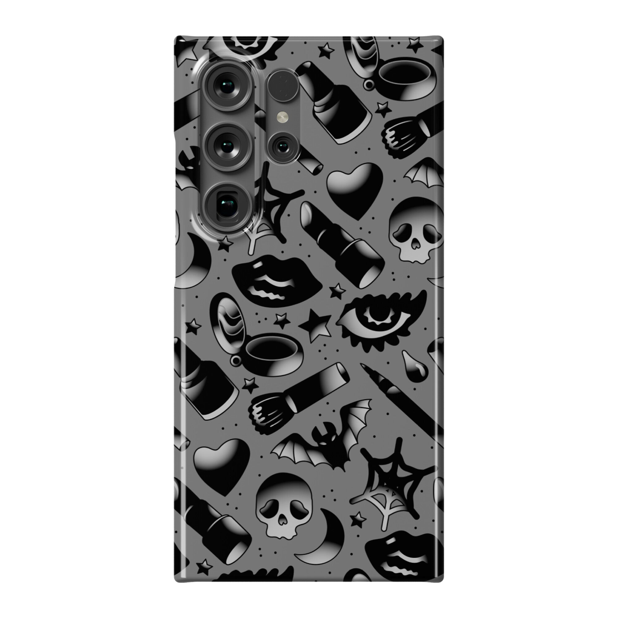 Goth Makeup Pattern Phone Case