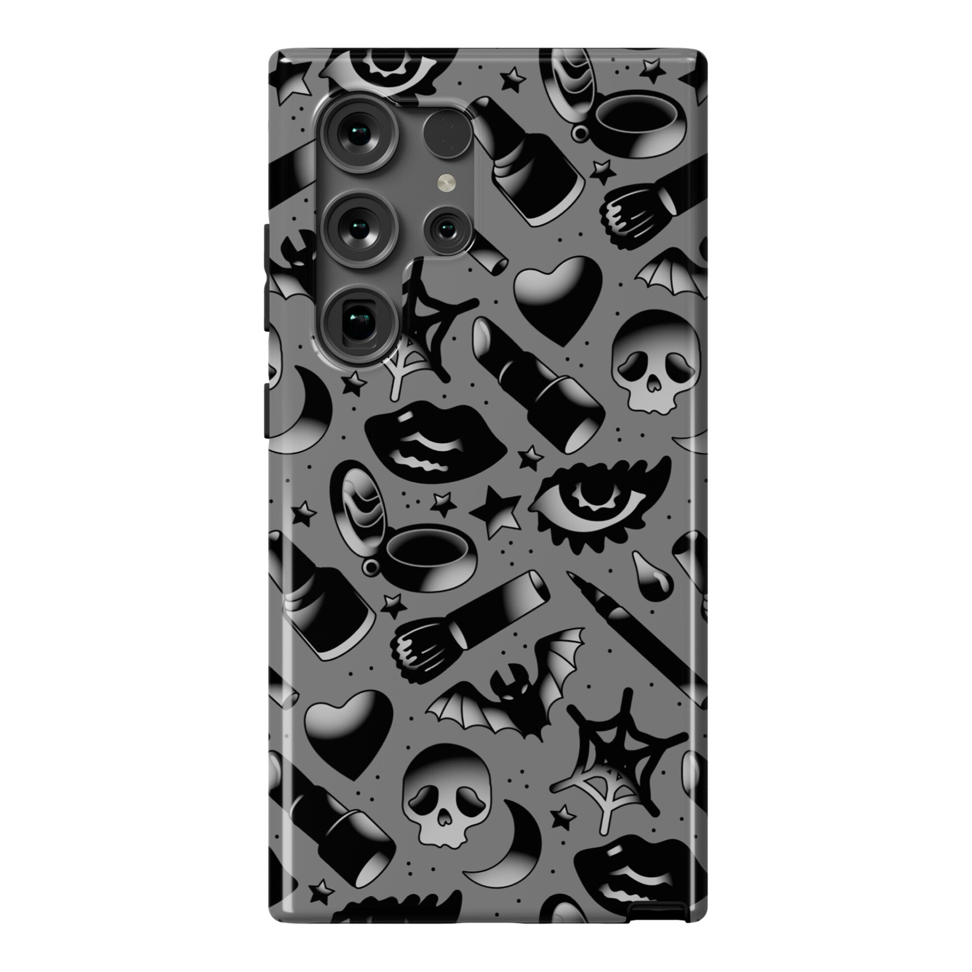 Goth Makeup Pattern Phone Case