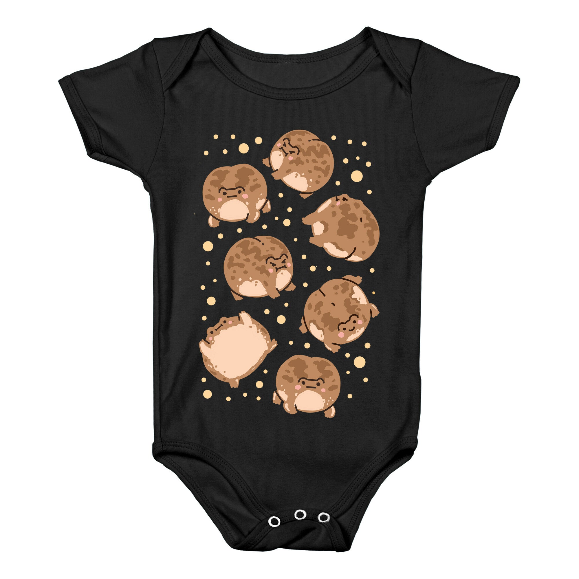 Desert Rain Frog Pattern Baby One Piece