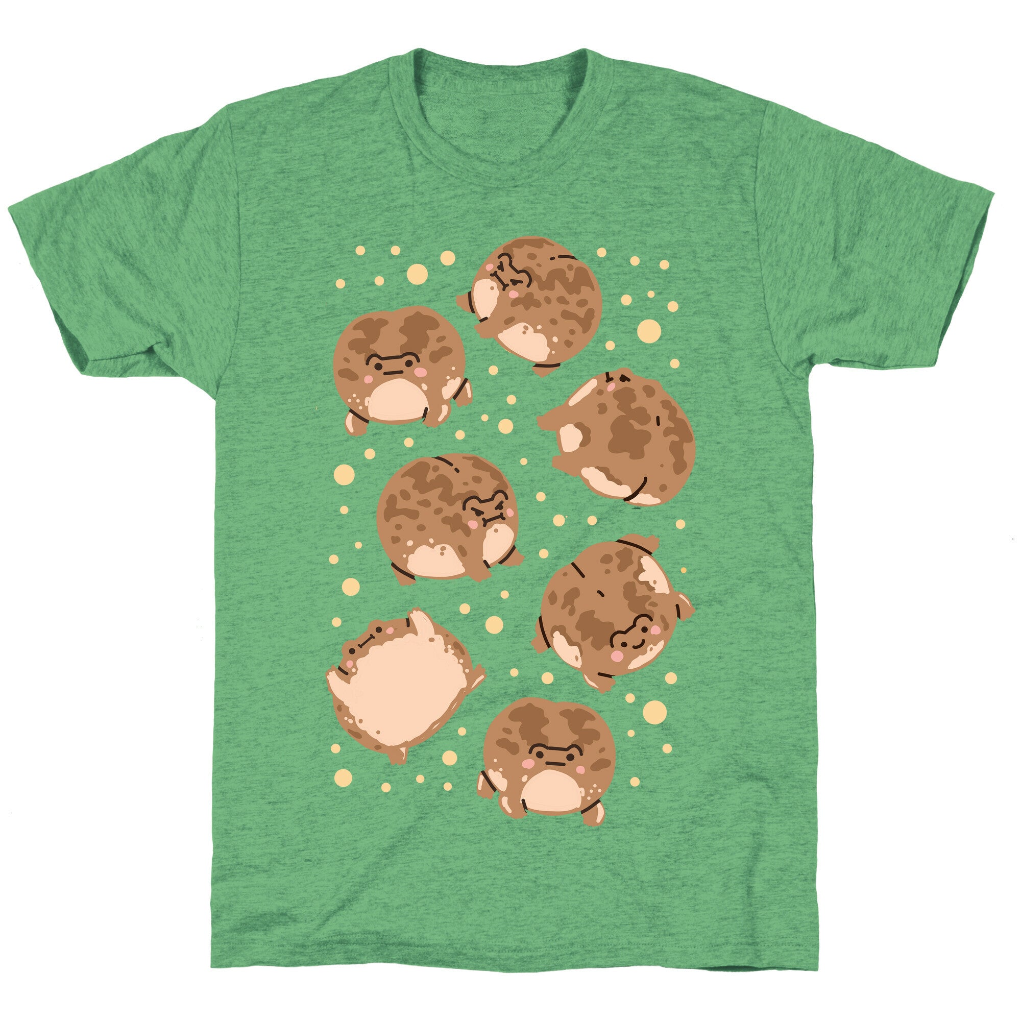 Desert Rain Frog Pattern Unisex Triblend Tee