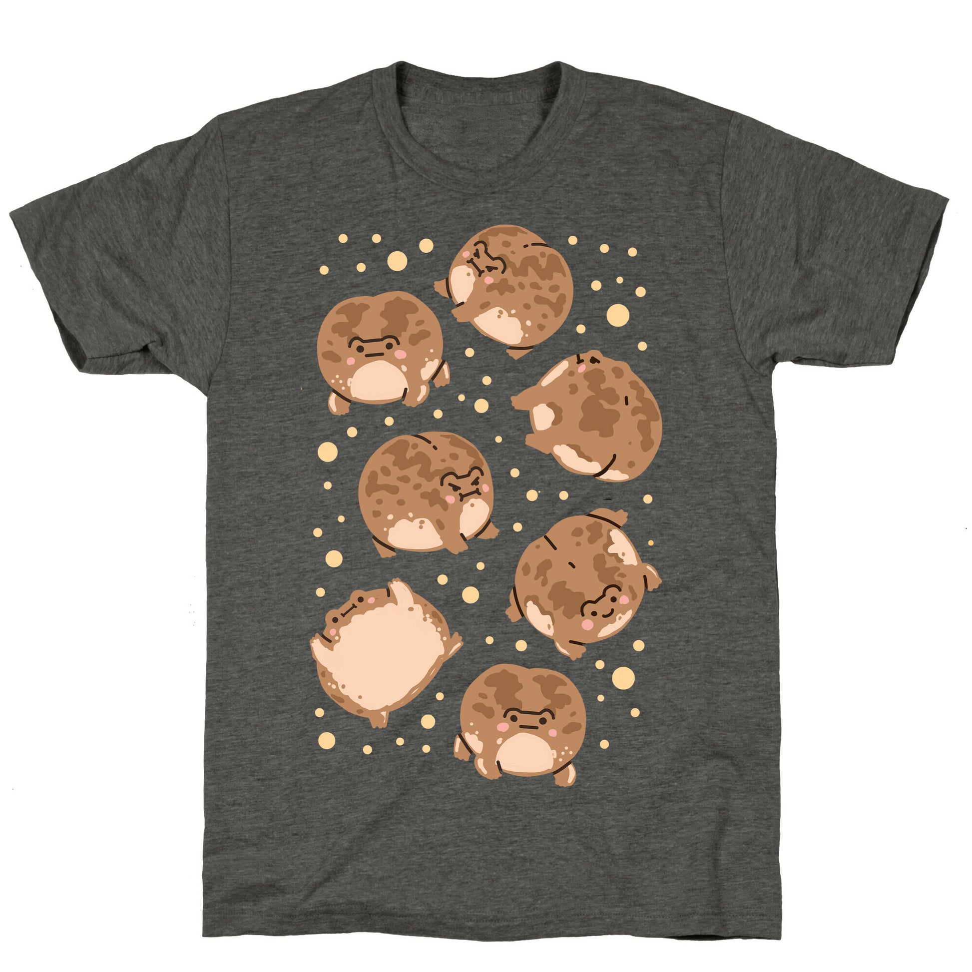 Desert Rain Frog Pattern Unisex Triblend Tee