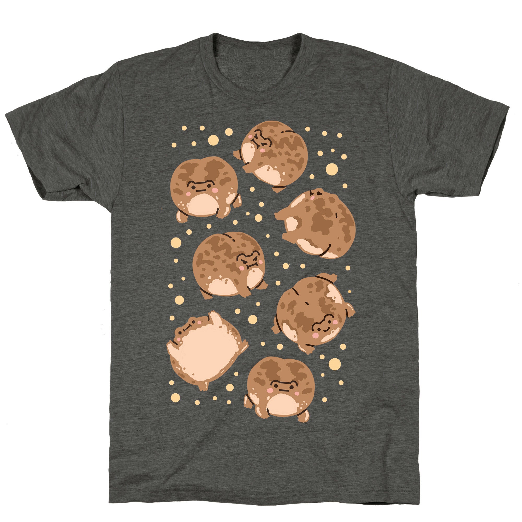 Desert Rain Frog Pattern Unisex Triblend Tee