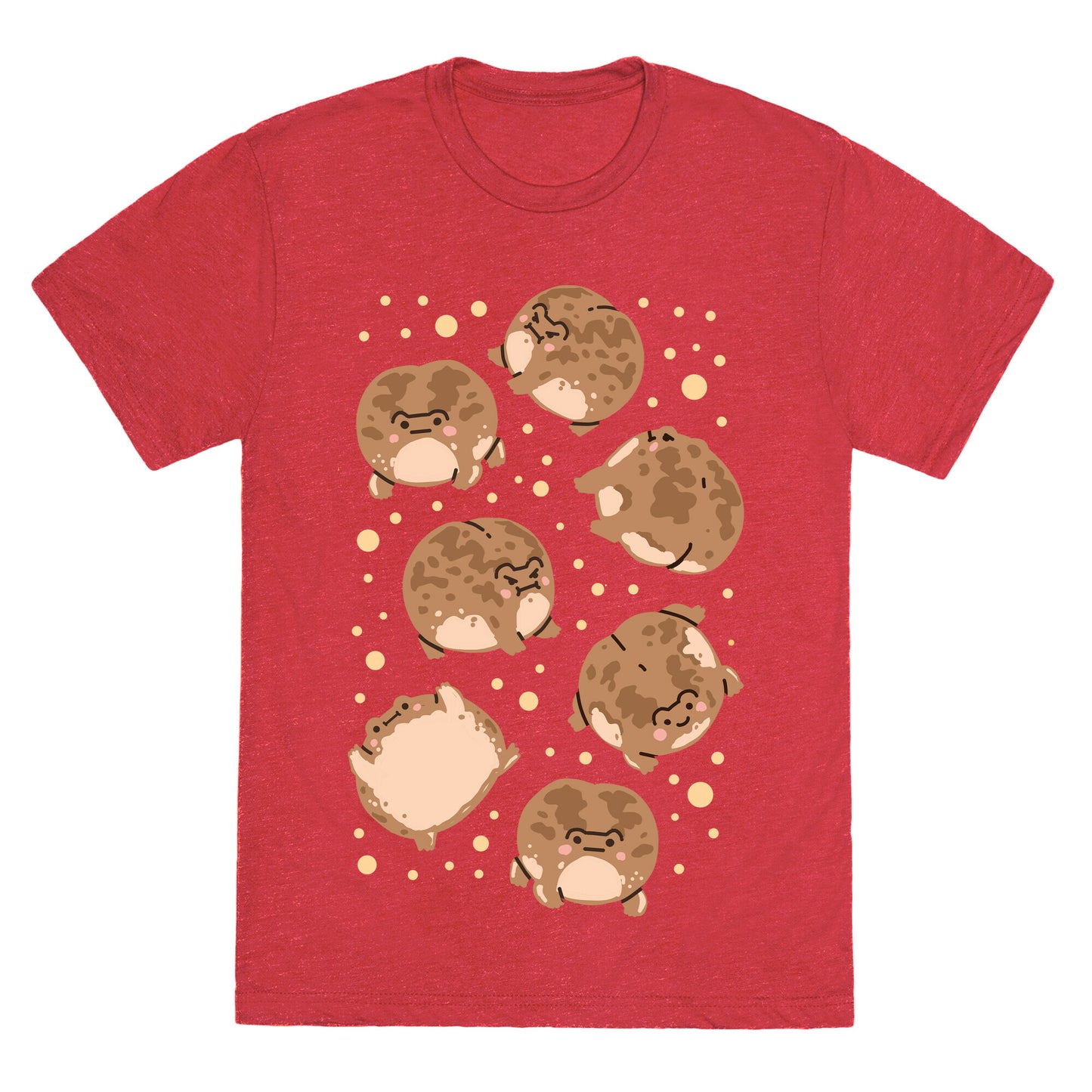 Desert Rain Frog Pattern Unisex Triblend Tee
