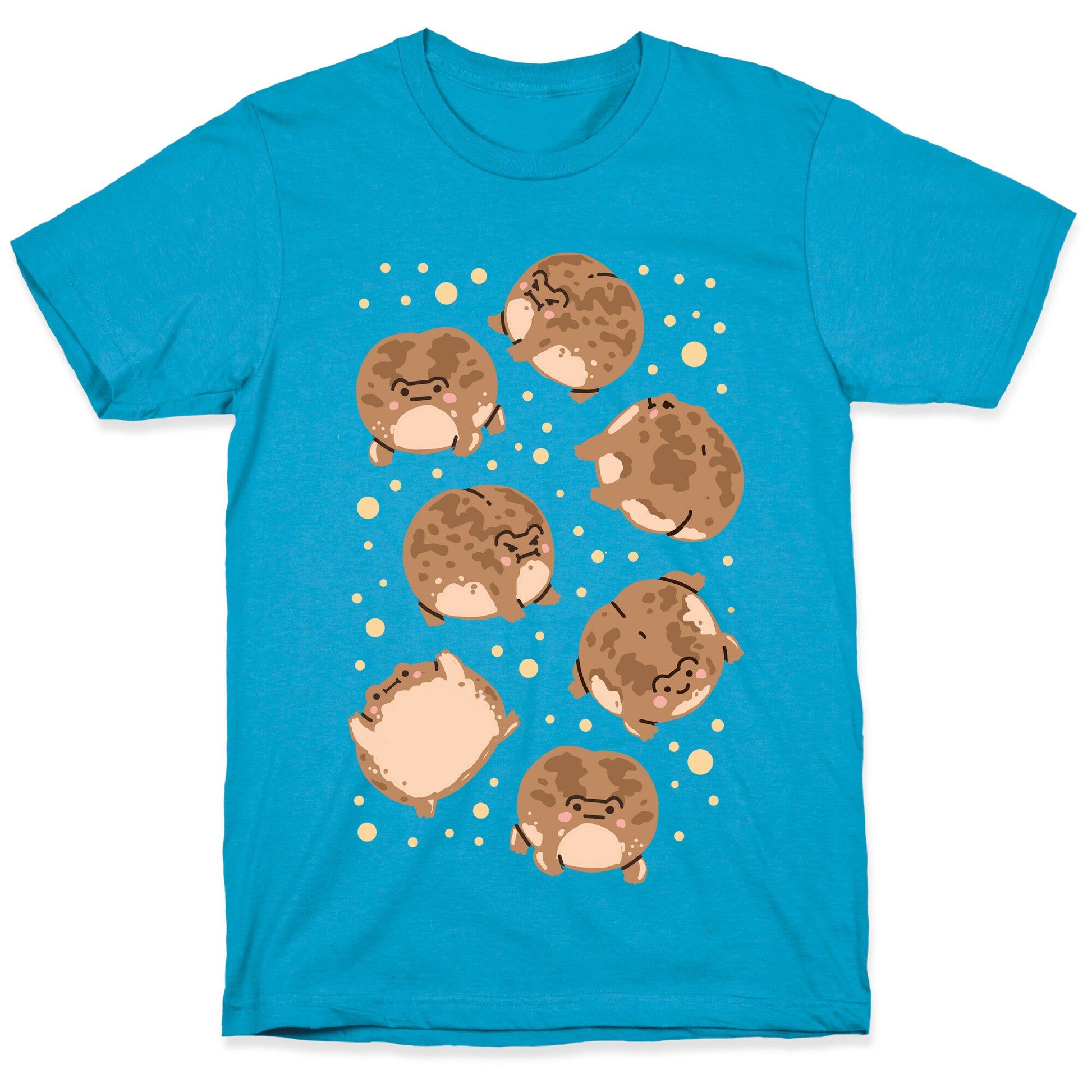 Desert Rain Frog Pattern Unisex Triblend Tee