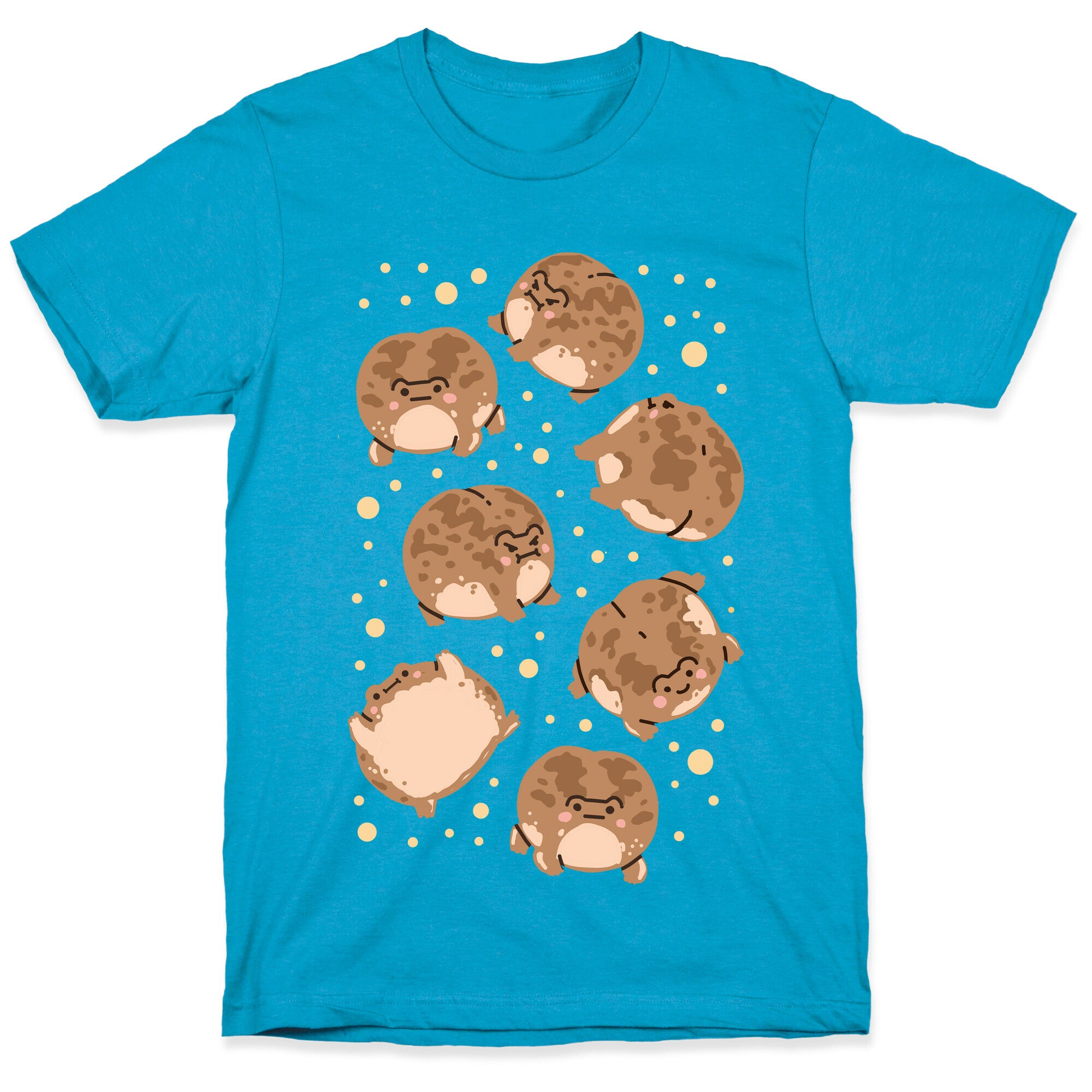 Desert Rain Frog Pattern Unisex Triblend Tee