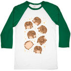 Desert Rain Frog Pattern Baseball Tee