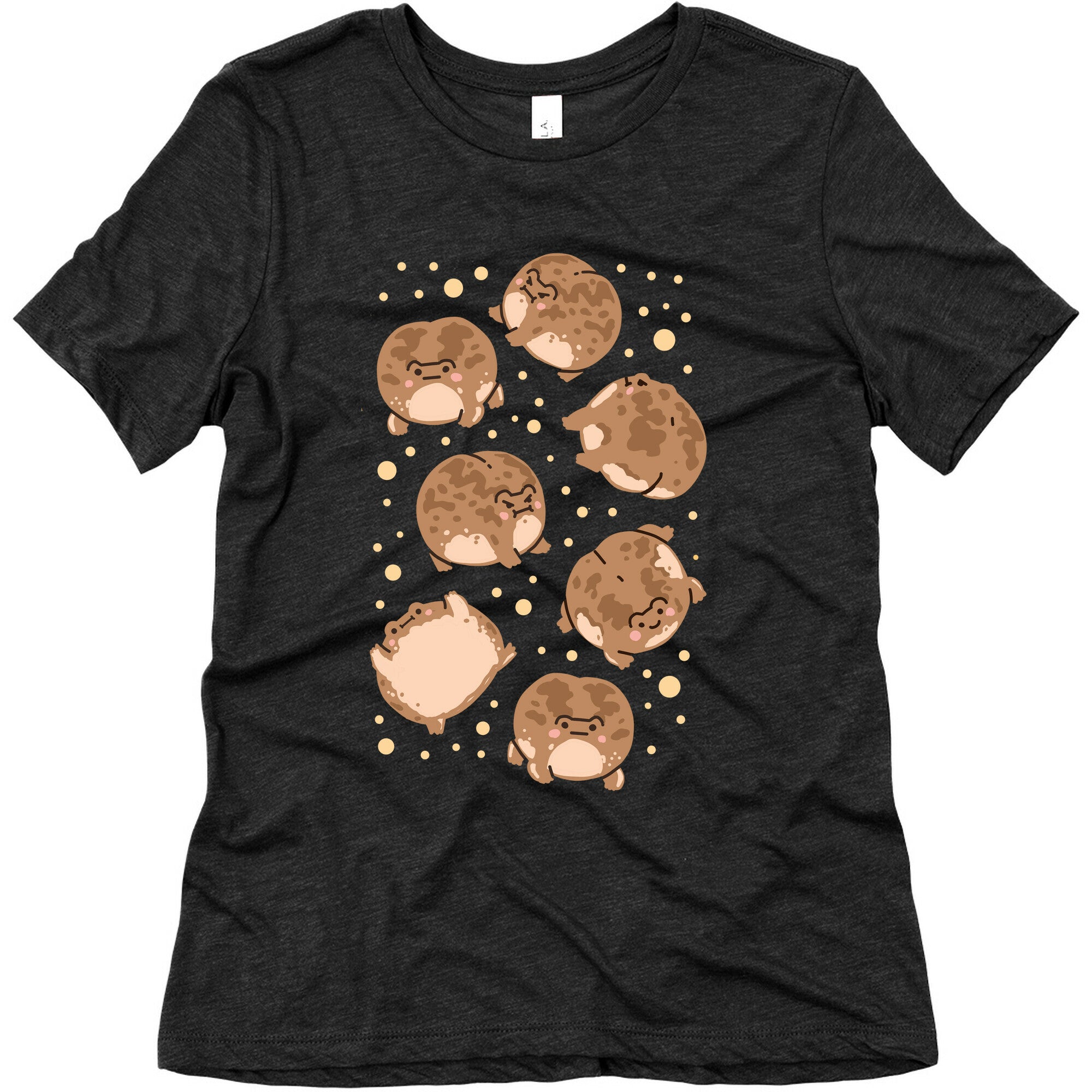 Desert Rain Frog Pattern Women's Triblend Tee