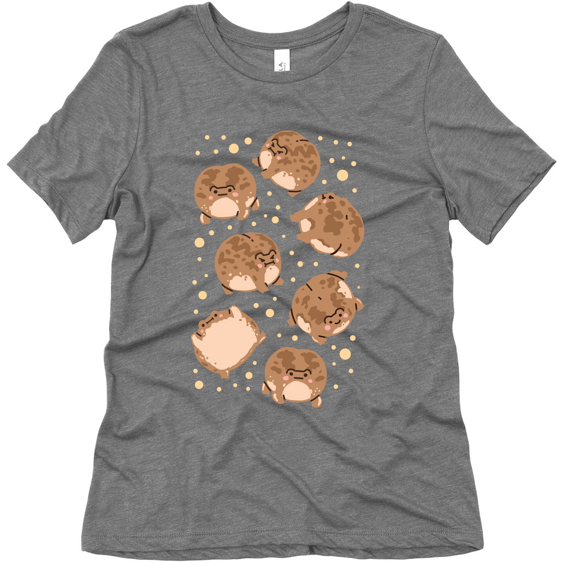 Desert Rain Frog Pattern Women's Triblend Tee