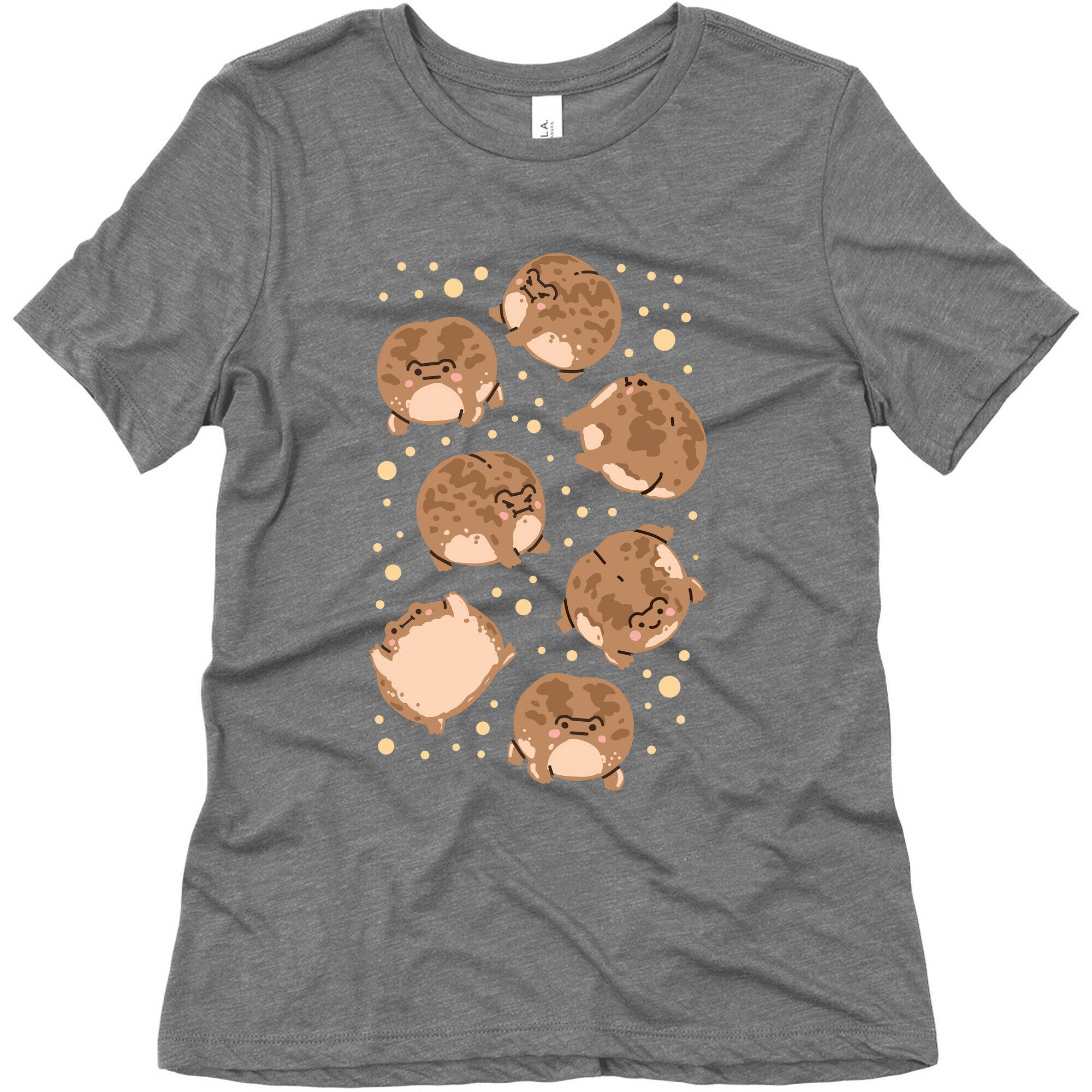Desert Rain Frog Pattern Women's Triblend Tee