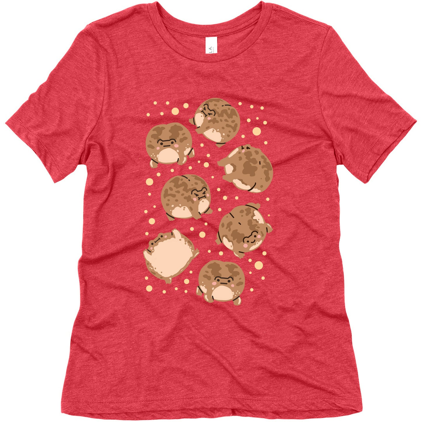 Desert Rain Frog Pattern Women's Triblend Tee