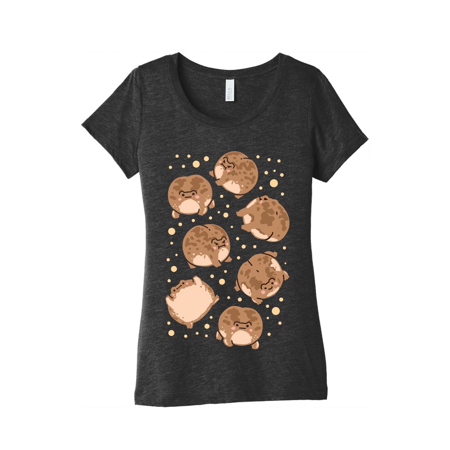 Desert Rain Frog Pattern Women's Triblend Tee